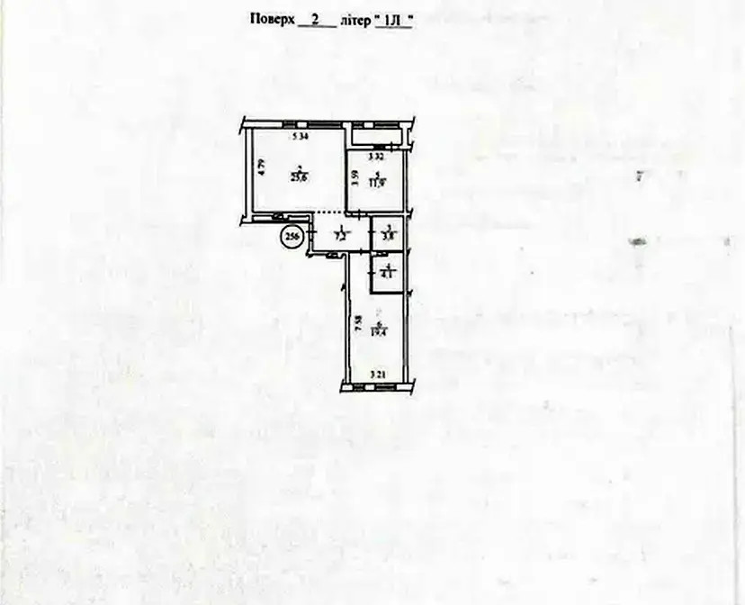 2-комн., 74.5 кв. м., Юрия Липы, Днепровский