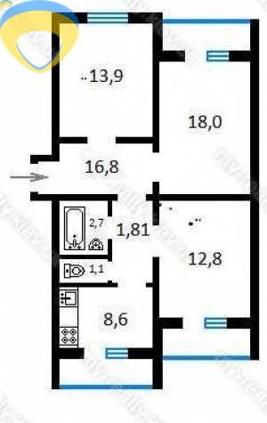 3-комн., 80 кв. м., Героев Днепра Ул., Оболонь, Киев, Оболонский